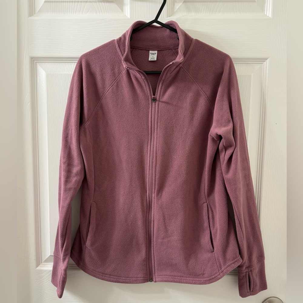 Old Navy Active Mauve Fleece Jacket - S